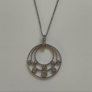 925 Italy Silver Necklace 18” delicate beautiful LNC